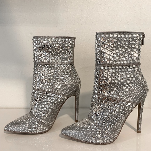 Steve Madden Whole Rhinestone Heels - Picture 3 of 6